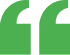 Green quotation mark icon